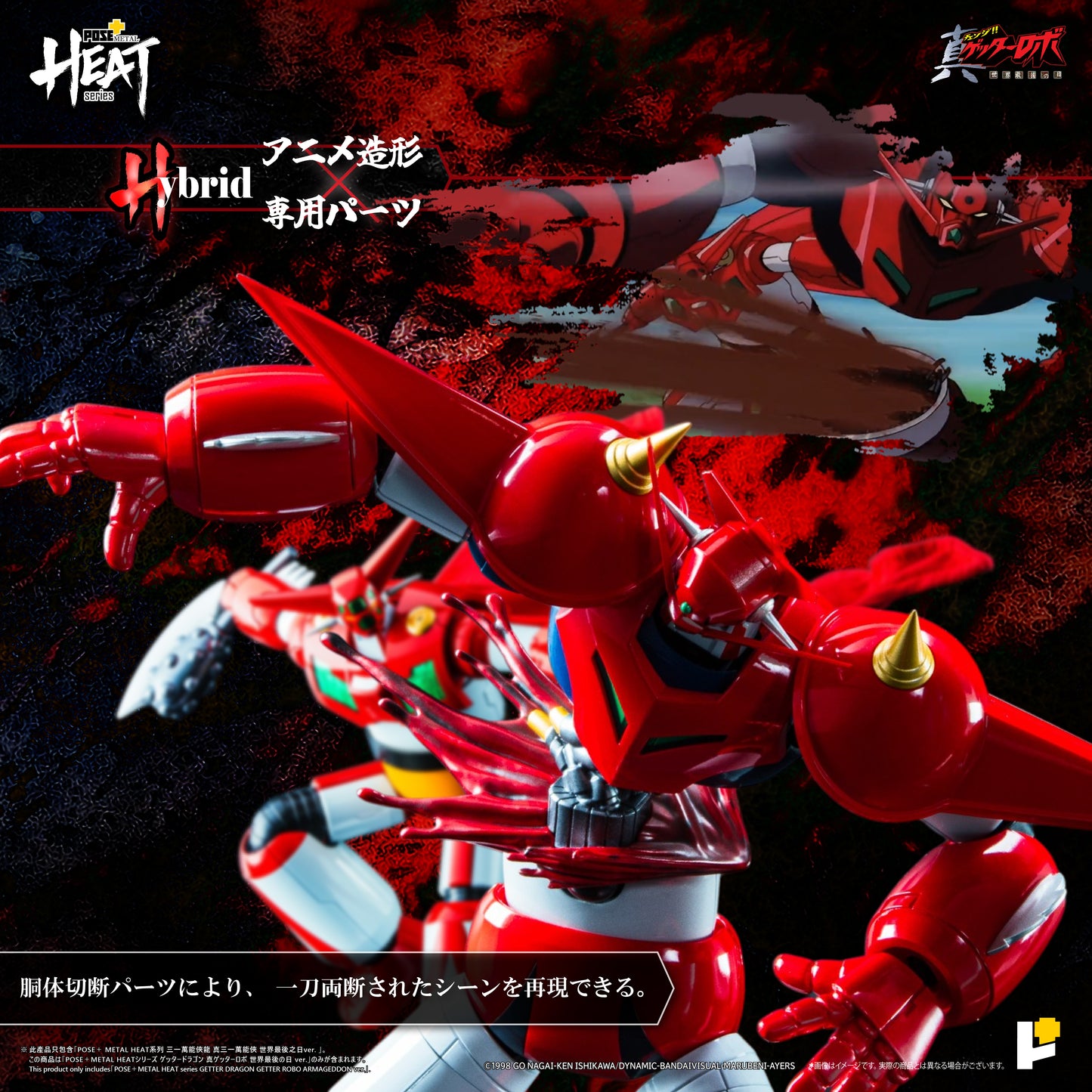 【預購】[POSE+ METAL HEAT系列 三一萬能俠龍 (真三一萬能俠 世界最後之日ver.)]
