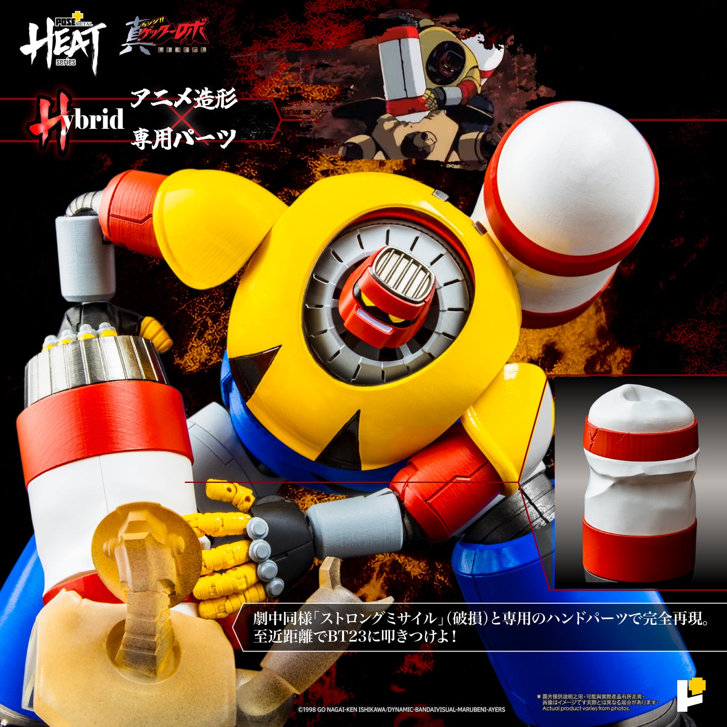 【預購】[POSE+ METAL HEAT系列 三一萬能俠波賽冬 (真三一萬能俠 世界最後之日ver.)]/[POSE+ METAL HEAT series GETTER POSEIDON (GETTER ROBO ARMAGEDDON ver.)]